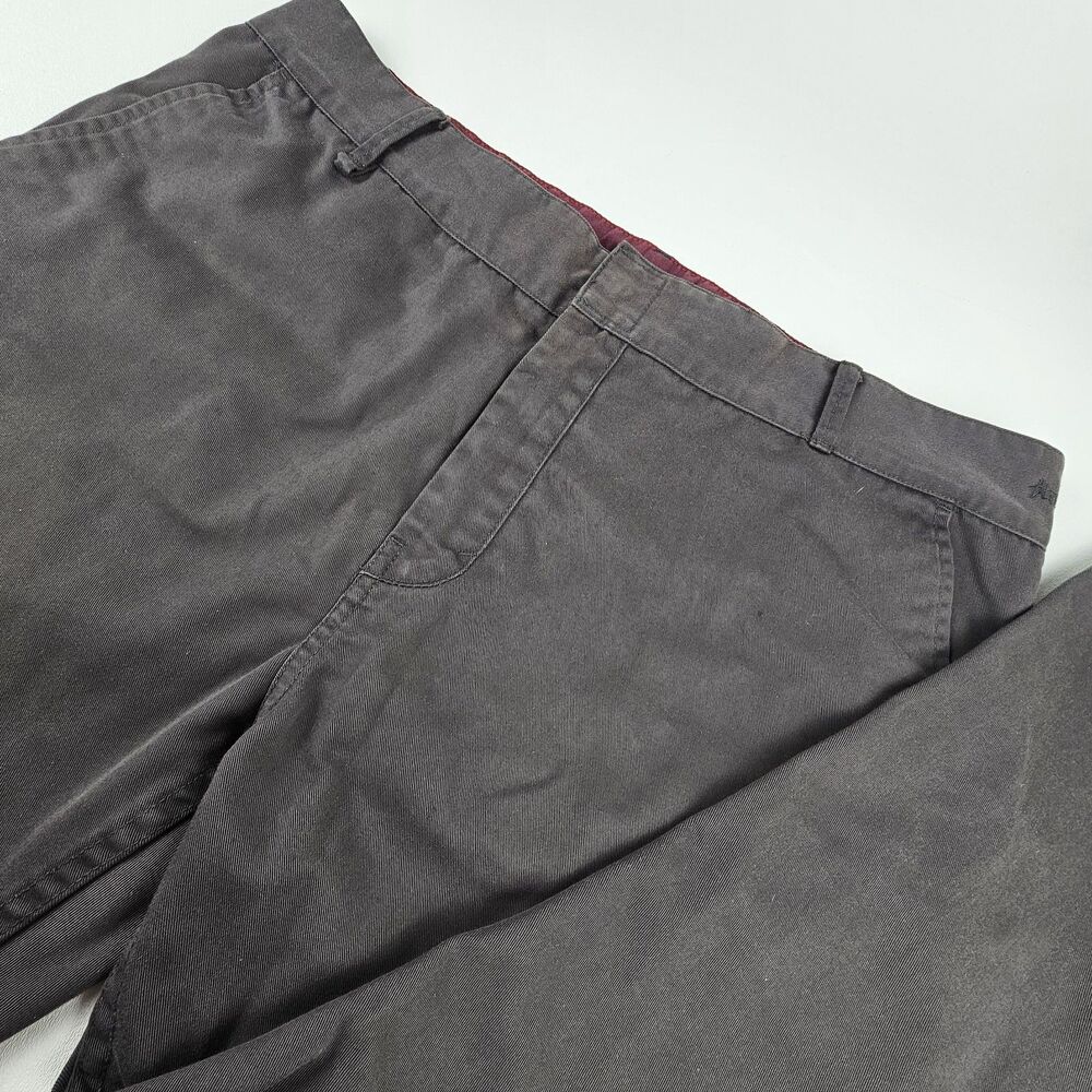 Affliction Pants Mens 36x32 Charcoal Gray Straight Leg Y2K Alternative